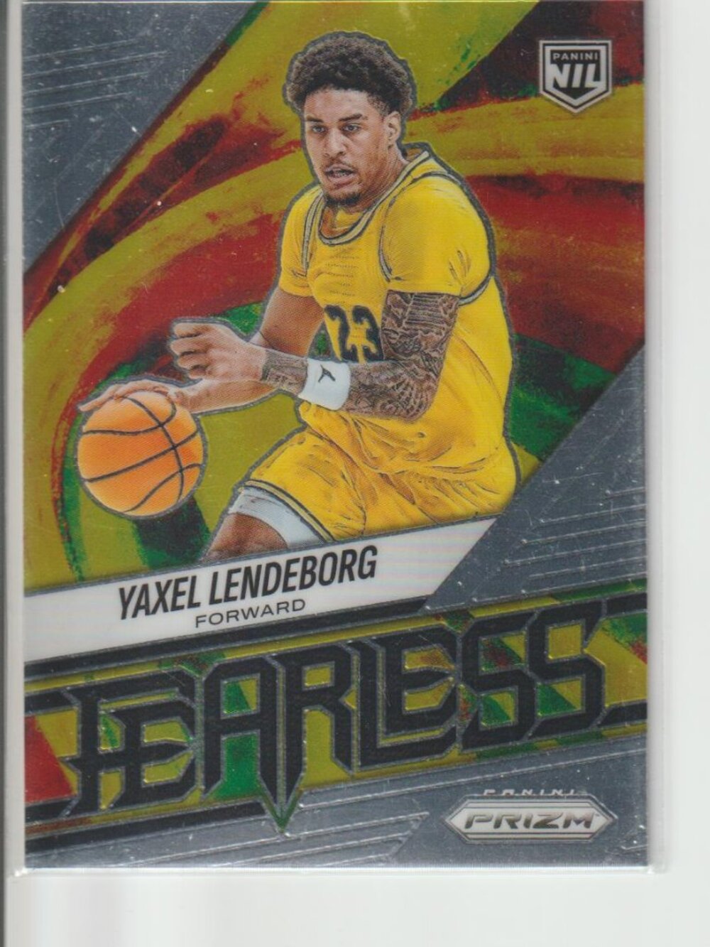 Yael Lendeborg 2025-26 Panini Prizm #18 Fearless Insert NIL Basketball